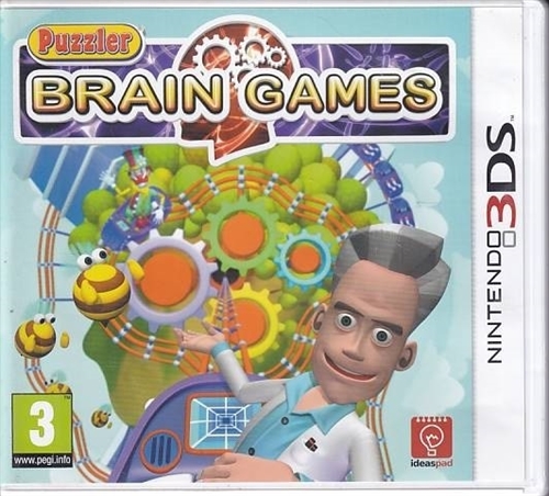 Puzzler Brain Games - Nintendo 3DS Spil - (A Grade) (Genbrug)